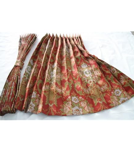 Amazon.co.jp: トラック 仮眠カーテン 花かごワイン 巾240㎝×丈85㎝が2